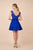 Nox Anabel - Lace Embroidered Dress 6288 CCSALE S / Royal Blue