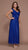 Nox Anabel - Lace V-Neck A-Line Dress 5140 - 1 pc Royal Blue in Size XL Available CCSALE XL / Royal Blue
