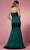 Nox Anabel R1026 - Cowl Mermaid Prom Dress In Green