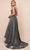 Nox Anabel R274 - Wide Neck Glittered Prom Gown Prom Dresses