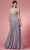 Nox Anabel R416P - Chiffon Flowy A-line Dress Special Occasion Dress 18 / Gray