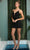 Nox Anabel R700 - Embroidered Plunging V-neck Short Dress Cocktail Dresses