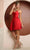 Nox Anabel R759 - Sleeveless Satin Cocktail Dress Cocktail Dress 00 / Red