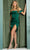 Nox Anabel R764 - Off-Shoulder Cocktail Dress Cocktail Dresses 00 / Forest Green