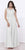 Nox Anabel Sheer Appliques Chiffon Evening Dress CCSALE 2XL / White