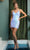 Nox Anabel - Spaghetti Strap Sequin Cocktail Dress E712 Cocktail Dresses 2 / Blue Multi