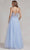 Nox Anabel T1084 - A-line Leaf-Motif Long Dress Evening Dresses