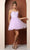 Nox Anabel T718 - Lace Up Back Scoop Neck Short Dress Cocktail Dresses