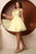 Nox Anabel T724 - Illusion Bodice Cocktail Dress Cocktail Dress 00 / Lemon