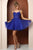 Nox Anabel T724 - Illusion Bodice Cocktail Dress Cocktail Dress 00 / Royal Blue