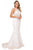 Nox Anabel - W901 Lace Illusion Trumpet Dress Evening Dresses