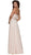 Nox Anabel - Y102 Halter Strap Lace Up Chiffon Evening Gown Evening Dresses