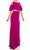 Odrella - 4516 Beaded Sheer Waist Cutout Cold Shoulder Evening Dress Special Occasion Dress