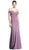 Off Shoulder With Spaghetti Straps Evening Dress Prom Dresses XXS / Mauve