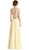 Ornate Illusion Bateau A-line Prom Dress Dress