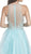 Ornate Sheer Halter A-line Homecoming Dress Homecoming Dresses