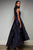 Park 108 - M343 Floral Embroidered High Low A-line Dress Evening Dresses