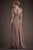 Park 108 - Quarter Sleeve Illusion Beaded Applique Gown M145 - 1 pc Rose Qtz In Size 20 Available CCSALE 20 / Rose Qtz