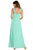 Poly USA - 7000 Sleeveless Sweetheart Chiffon Gown with Overlay Evening Dresses
