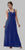 Poly USA - 7000 Sleeveless Sweetheart Chiffon Gown with Overlay Bridesmaid Dresses XS / Navy