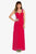 Poly USA - 7000 Sleeveless Sweetheart Chiffon Gown with Overlay Bridesmaid Dresses XS / Red