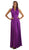 Poly USA - 7022 Long Convertible Twist and Tie Jersey Dress Special Occasion Dress XS / Magenta