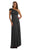Poly USA - 7022 Twist and Tie Long Convertible Jersey Dress Special Occasion Dress XS / Black