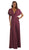 Poly USA - 7022 Twist and Tie Long Convertible Jersey Dress Bridesmaid Dresses XS / Burgundy