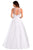 Poly USA - 7490 Embroidered Halter Tulle A-line Gown Wedding Dresses