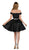 Poly USA - 7948 Off-Shoulder Embellished A-Line Cocktail Dress Special Occasion Dress