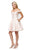 Poly USA - 7948 Off-Shoulder Embellished A-Line Cocktail Dress Special Occasion Dress XS / L.Champ.(35)