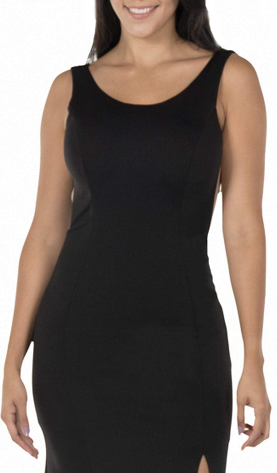 Poly USA - 8168 Illusion Cutout Scoop Jersey Gown