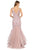 Poly USA - 8320 Embroidered Deep V-neck Tulle Mermaid Dress Prom Dresses