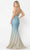 Poly USA 8334 - Glitter Ombre Mermaid Prom Dress Prom Dresses