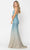 Poly USA 8334 - Glitter Ombre Mermaid Prom Dress Prom Dresses