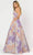Poly USA 8346 - Two-Toned Glitter A-Line Prom Dress Prom Dresses