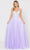 Poly USA 8354 - Sleeveless Deep V-neck Formal Gown Prom Dresses
