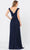 Poly USA 8398 - Wide V-Neck Sleeveless Formal Dress Bridesmaid Dresses