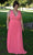 Poly USA 8408W - Sleeveless Plunging V-neck Evening Gown Bridesmaid Dresses