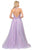 Poly USA - 8412 Beaded Deep V-neck Ballgown With Strappy Back Ball Gowns