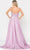 Poly USA 8414 - Sequined Fitted Bodice Glittered A-Line Gown Prom Dresses