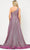 Poly USA 8430 - Asymmetrical One-Shoulder Neckline Glittered Gown Prom Dresses