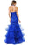 Poly USA - 8466 Embroidered Plunging Halter Trumpet Dress Prom Dresses