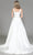 Poly USA 8498 - V-Neck Jeweled Waistline Bridal Gown Bridal Dresses