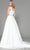 Poly USA 8498 - V-Neck Jeweled Waistline Bridal Gown Bridal Dresses