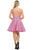Poly USA - 8506 Halter Neck A-line Cocktail Dress Homecoming Dresses