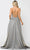 Poly USA 8574 - Sleeveless Iridescent A-Line Gown Special Occasion Dress