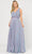 Poly USA 8600 - Accordion Pleated Sleeveless Formal Gown Prom Dresses XS / Lavender