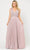 Poly USA 8600 - Accordion Pleated Sleeveless Formal Gown Prom Dresses XS / Rose Gold