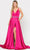 Poly USA 8604 - Sleeveless Plunging V-Neck Prom Dress Prom Dresses
